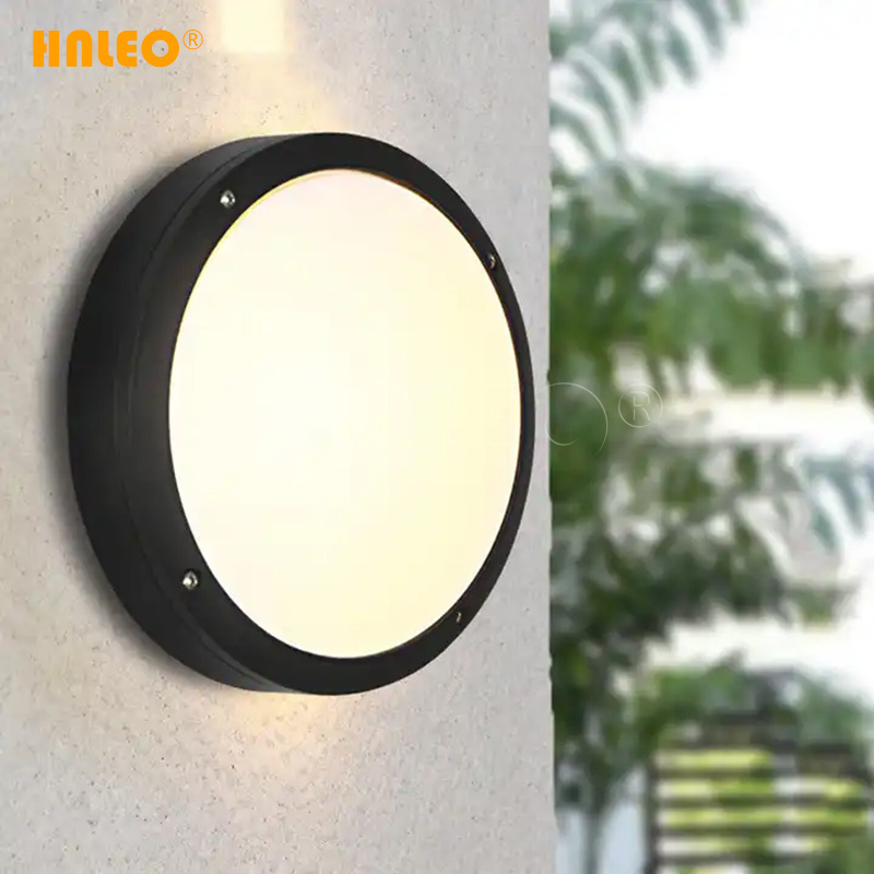 Round 15W 20W 25W 30W 275mm Plastic Aluminum IP65 e27 Waterproof Wall Mounted LED Wall Lamp Project Outdoor LED Bulkhead Light