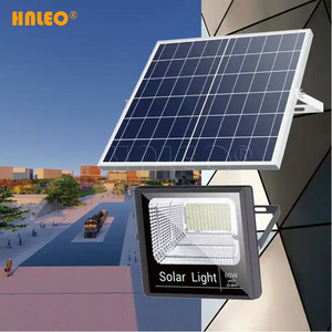 Super Bright IP67 Waterproof Outdoor Aluminum Lamp Solar Flood Light With Power Display 200W