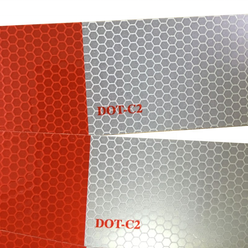 HIP High Intensity Micro Prismatic Reflective Sheeting DOT-C2 Conspicuity Marking Tape for Road Safety