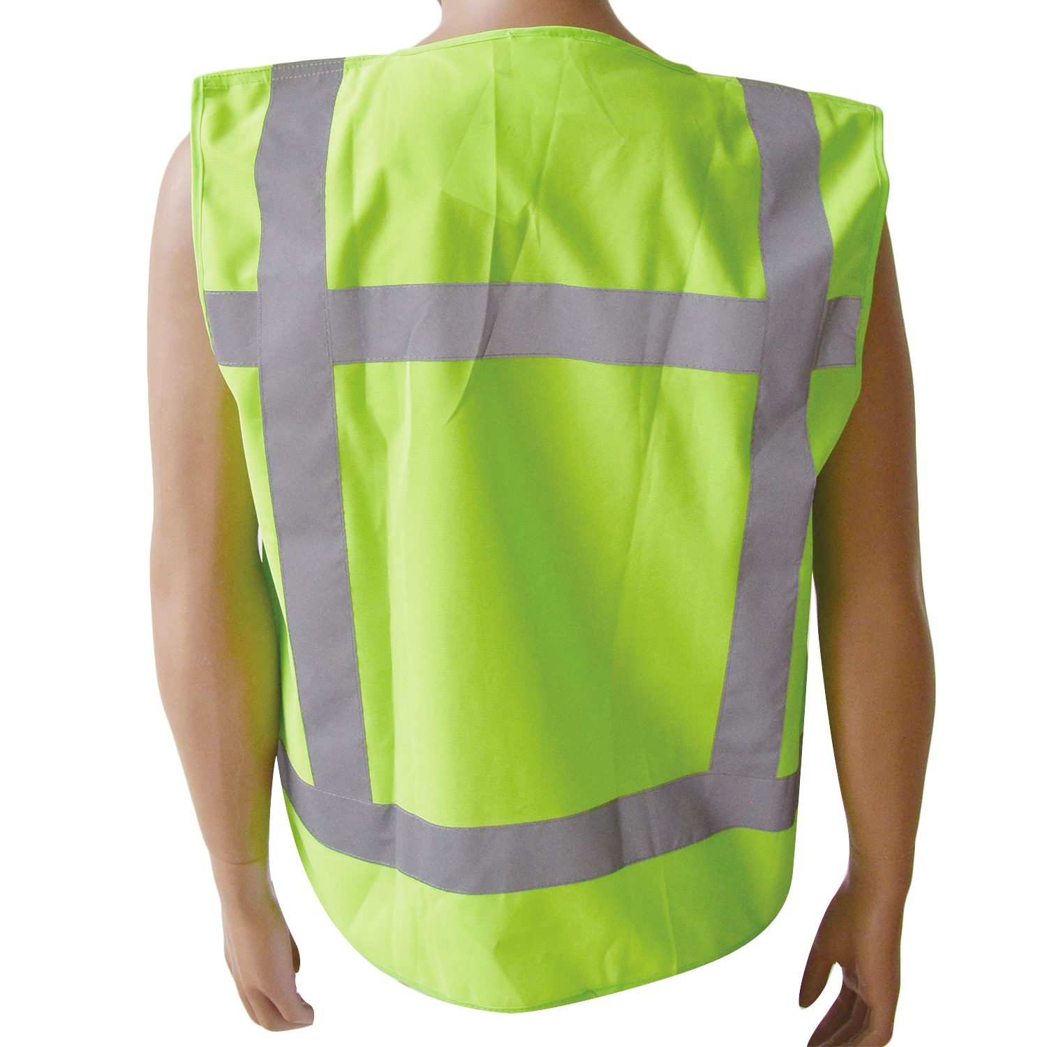 ZUJA OEM 100% Polyester Hi Vis Green Reflectors Safety Vest construction work vest