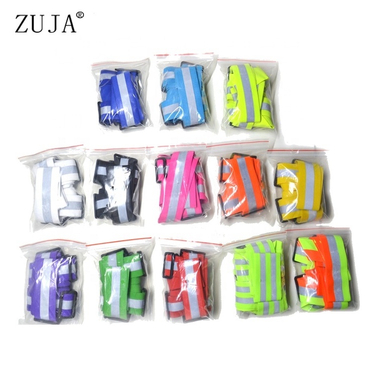 ZUJA Factory Sports Running Straps Vest High Visibility Safety Reflective Cycling Running Belt