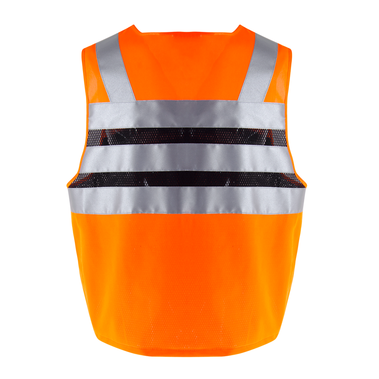 ZUJA Zipper Multi Pockets Heavy Duty Breathable Design Safety Vest