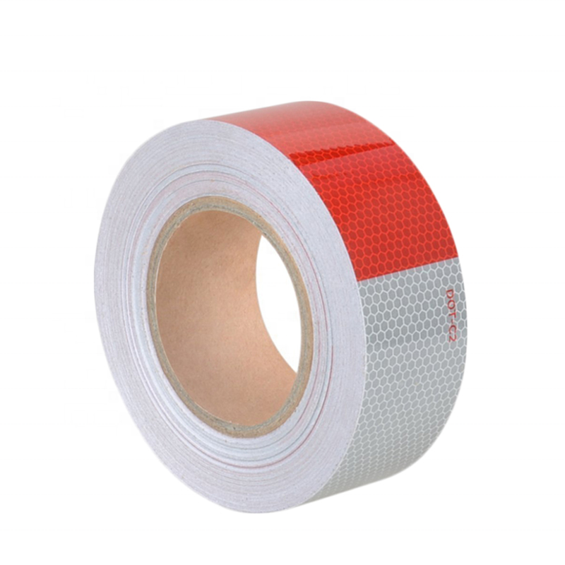 HIP High Intensity Micro Prismatic Reflective Sheeting DOT-C2 Conspicuity Marking Tape for Road Safety