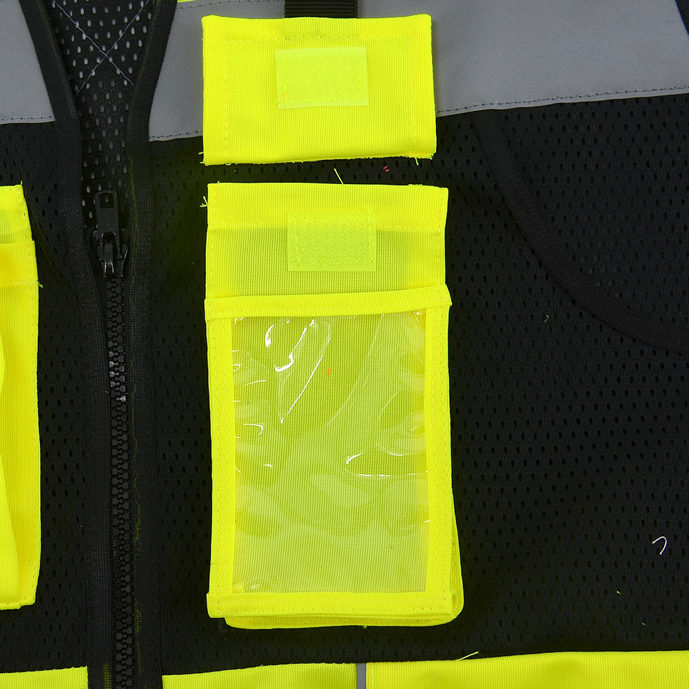 ZUJA Hi Vis In Stock Safety Vest Custom High Visibility Men's High Reflective Safety Workwear RTS Hivis Vest