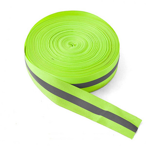 ZUJA 5cm Hi Viz fabric material  Width  reflective Tape Webbing Strap