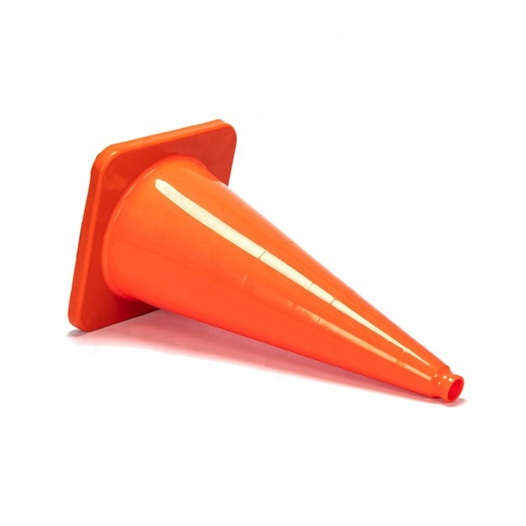 ZUJA 18''/28''/36'' Customized Logo PVC Material High Reflective Orange Traffic Cones for Road