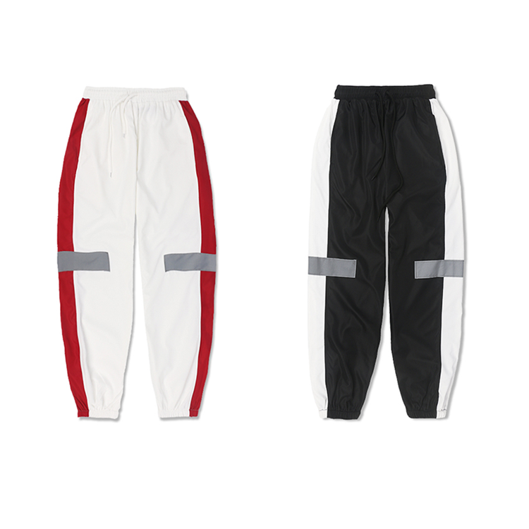 ZUJA Fashion Two Tone Sport Pants With reflective stripes