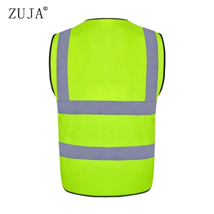 ZUJA Factory Security Hi Vis Working Blue Safety Vest