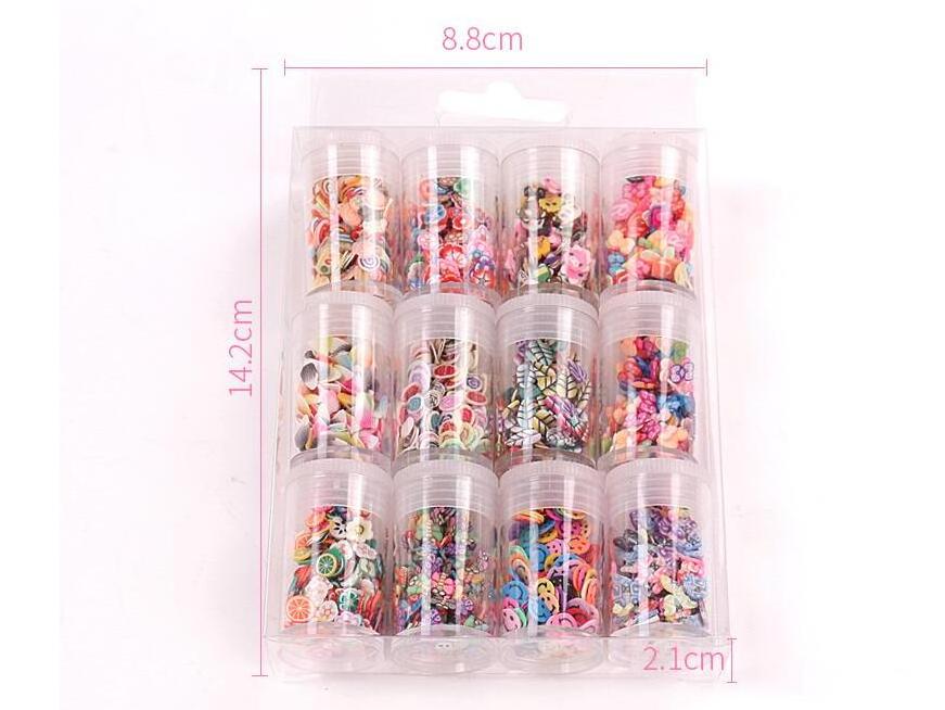 Simulation Clay Fruit Anima Polymer Nail  Art Decoration Decals Soft Pottery Fruit Slices For Nail Tips