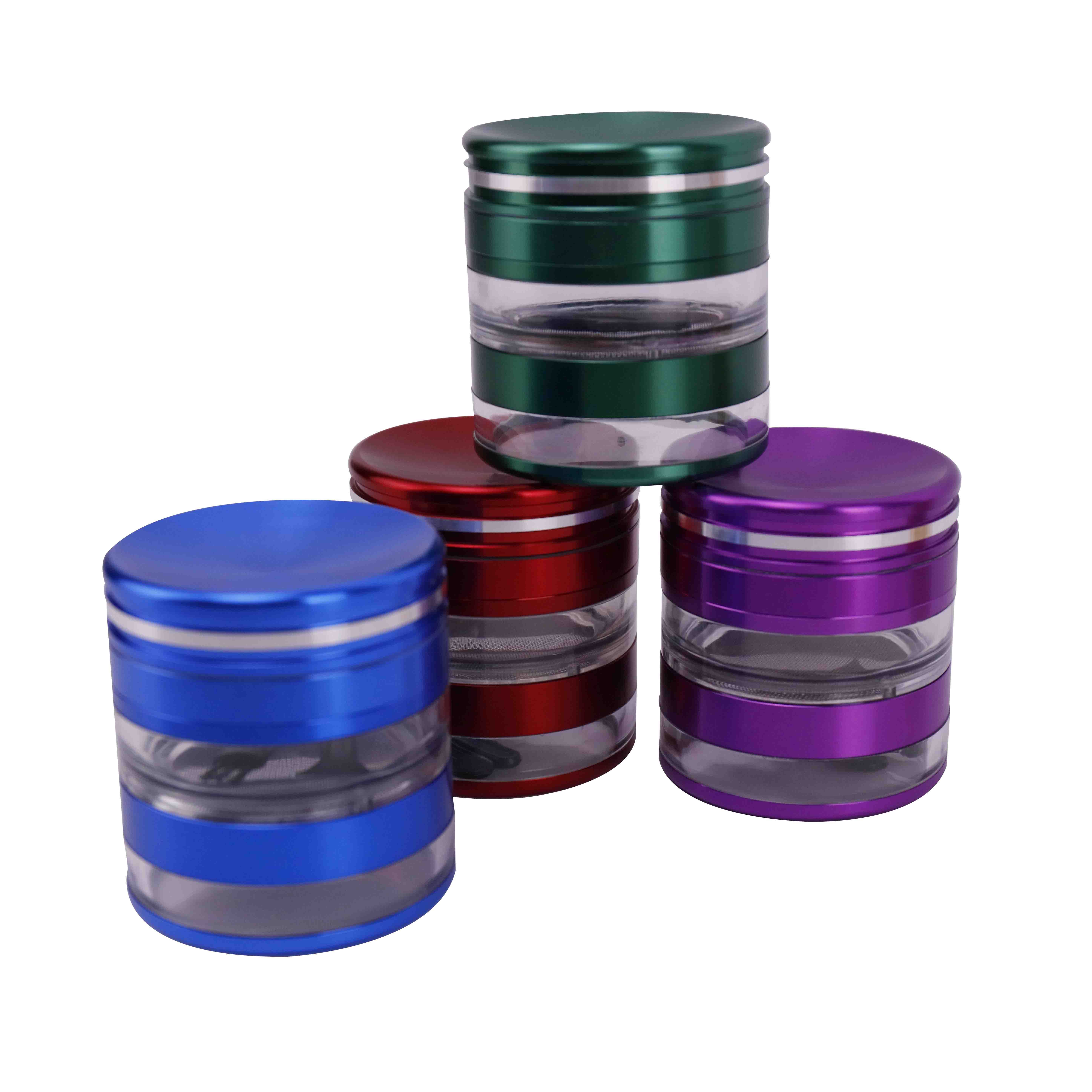 Customizable 2.5 inch Herb Grinder Creative 4 Layers Smoke Crusher Grinder