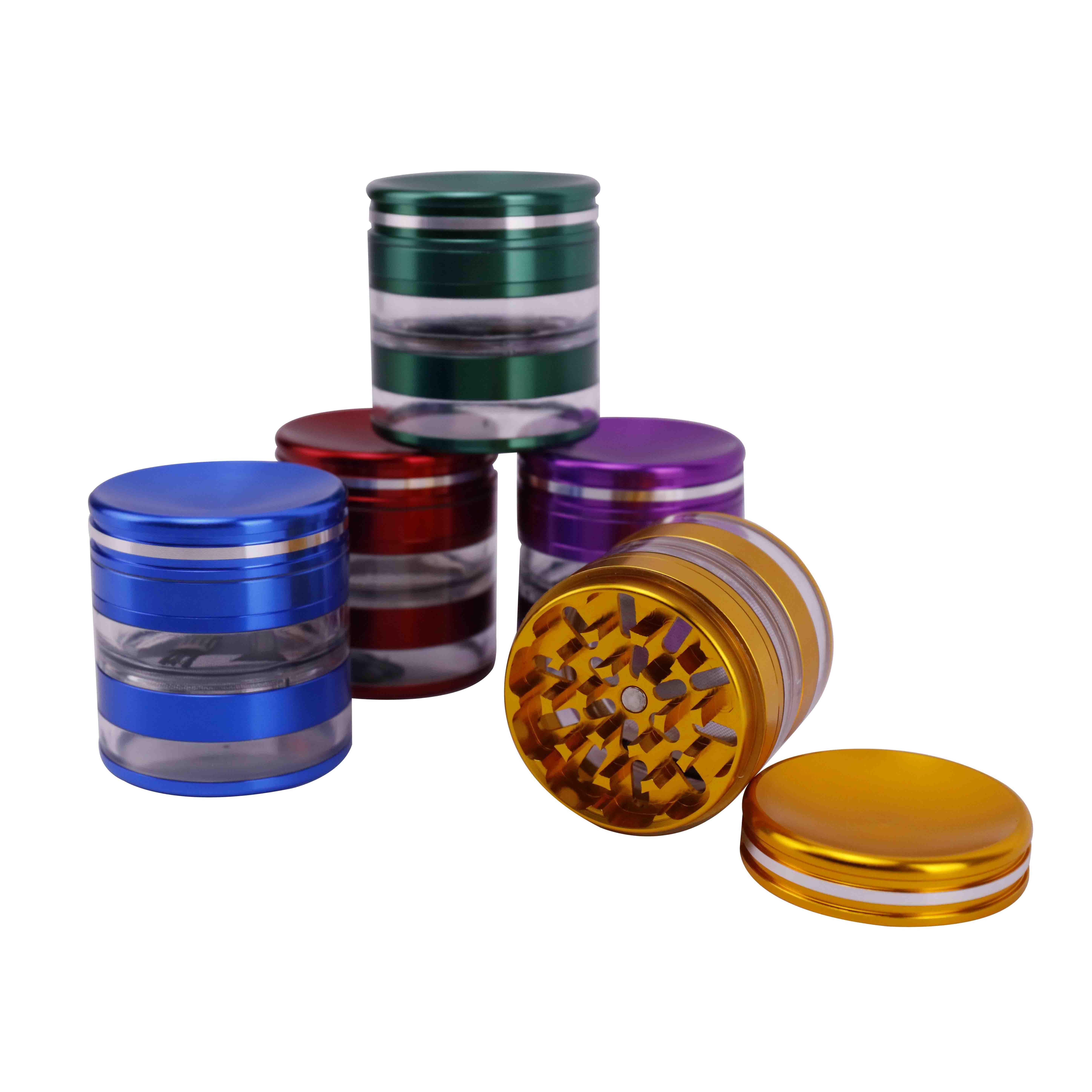 Customizable 2.5 inch Herb Grinder Creative 4 Layers Smoke Crusher Grinder