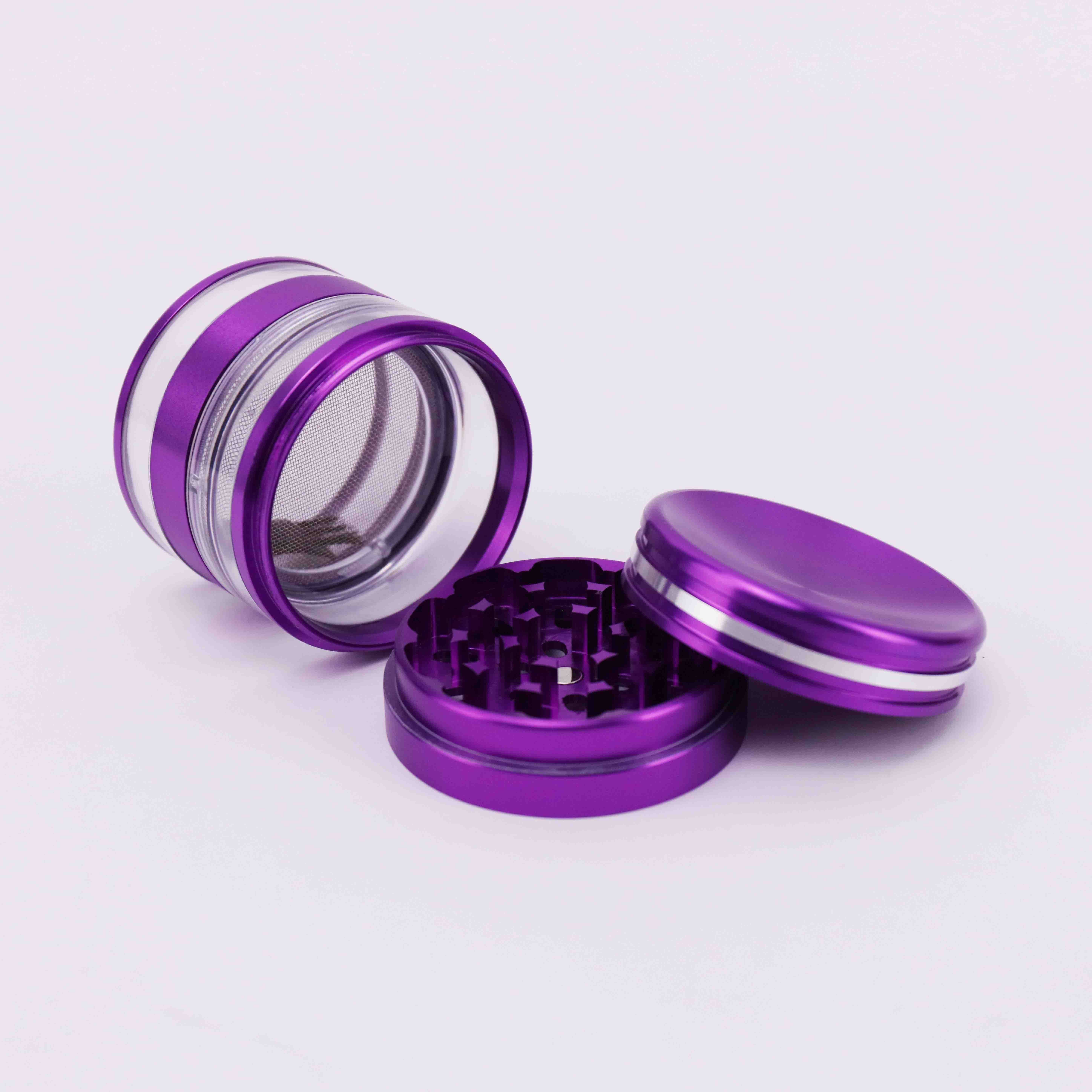 Customizable 2.5 inch Herb Grinder Creative 4 Layers Smoke Crusher Grinder