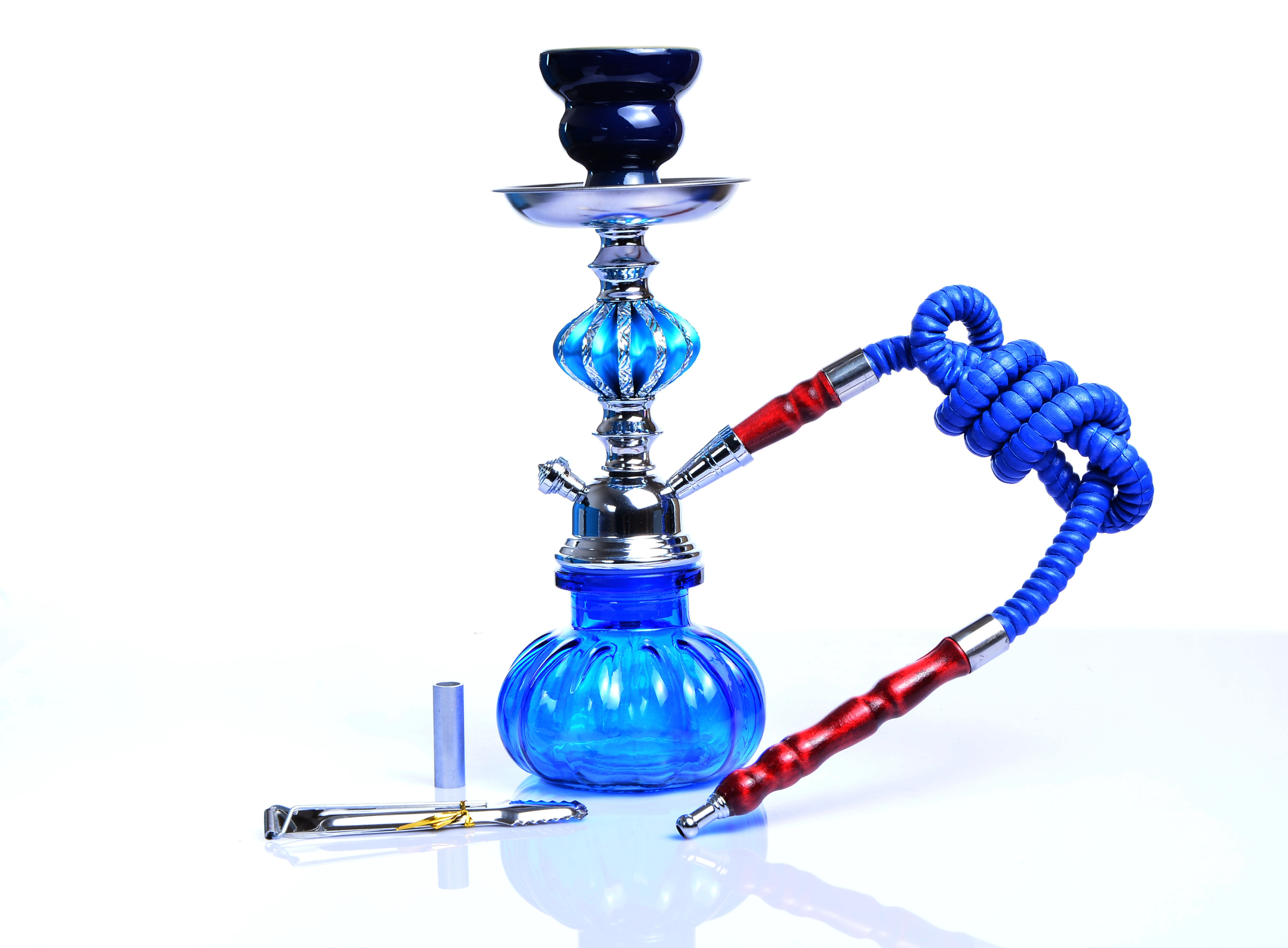 Lanchuang Portable Nargile Hookah Tips Luxury Acrylic Bowl Sheesha Pipe Shisha Charcoal