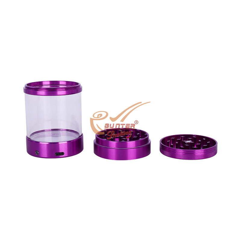 LC Exclusive Large Capacity Smoke Crusher Grinder Easy to Use 3 Part Herb Grinder