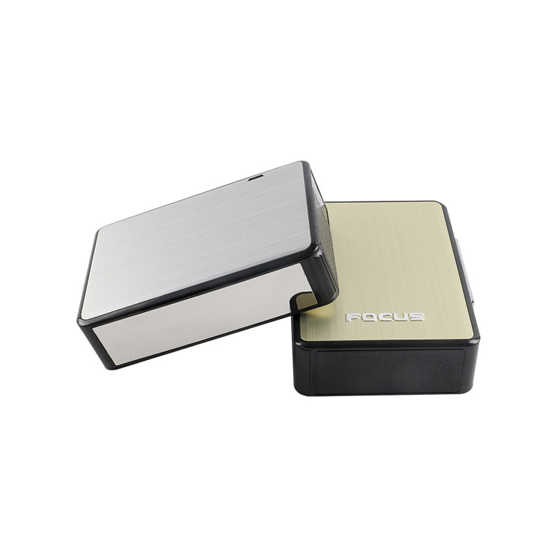 LC Wholesale Smoking Accessories 30 Pcs Metal ABS Aluminum Alloy Automatic Automatic Cigarette Case