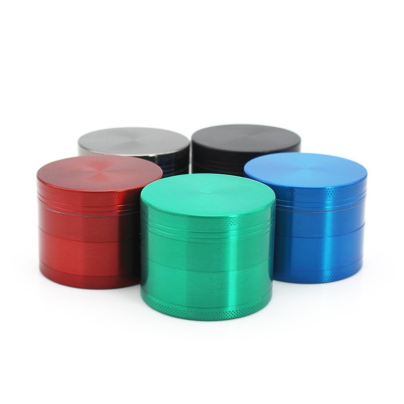 Smoke Shop Products 4 parts Herb Grinder metal Smoking Grinder Custom Logo Tobacco Grinder