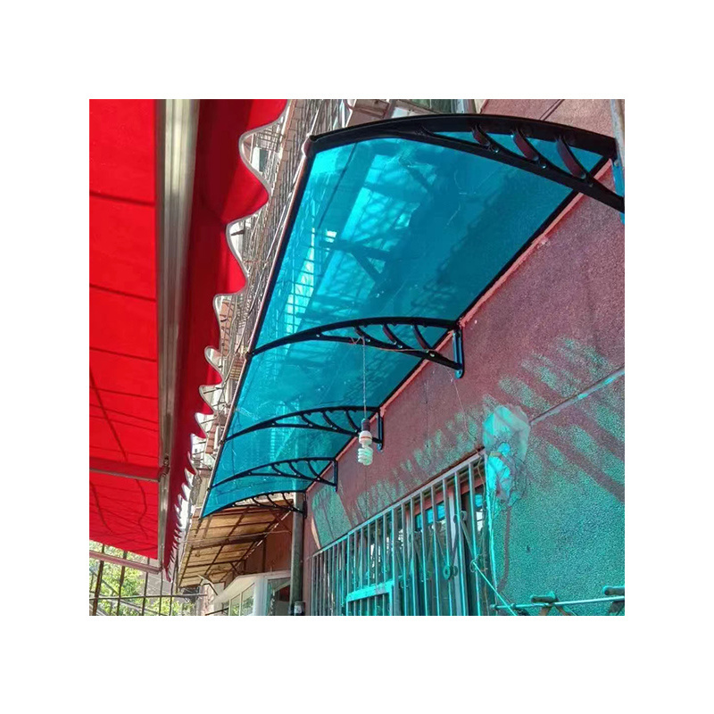 Polycarbonate awning factory price garden awning outdoor polycarbonate roof manhole cover awning