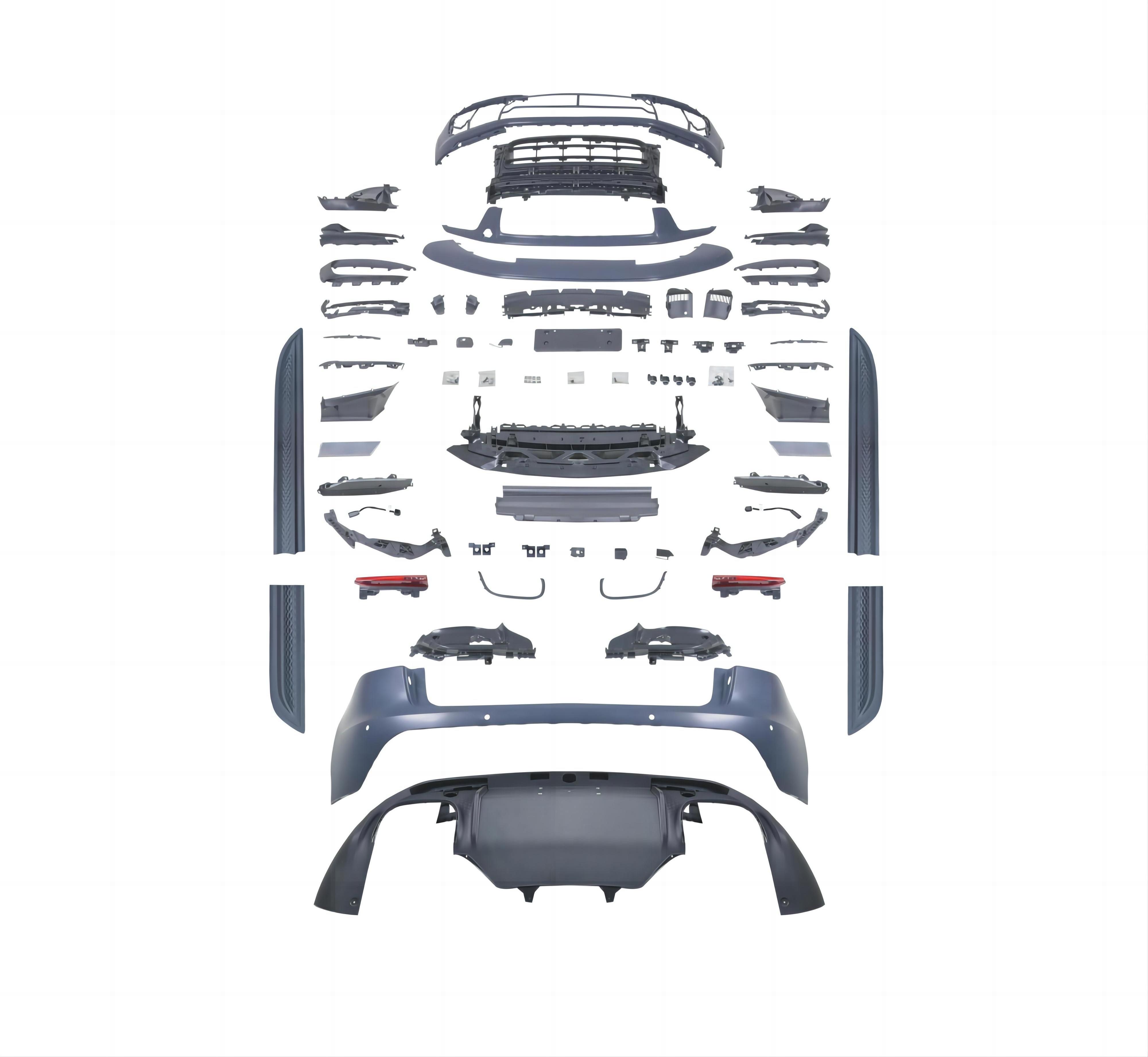 For Porsche Macan 95B upgrade to 95B.3 car Body kit manufacturer with Car grills Fog light frame & Front Bumpers