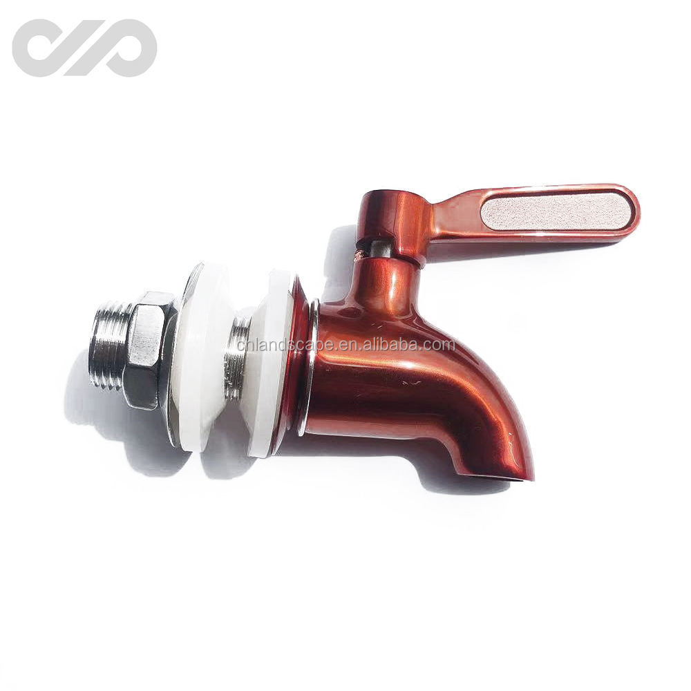 china whole high-quality hot sale stainless steel wine barrel faucet/stainless steel drum tap