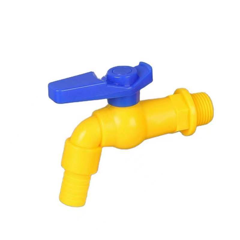 Made in China customized  color plastic Washing Machine Water faucet Ball Bibcock Garden hose outdoor water faucet