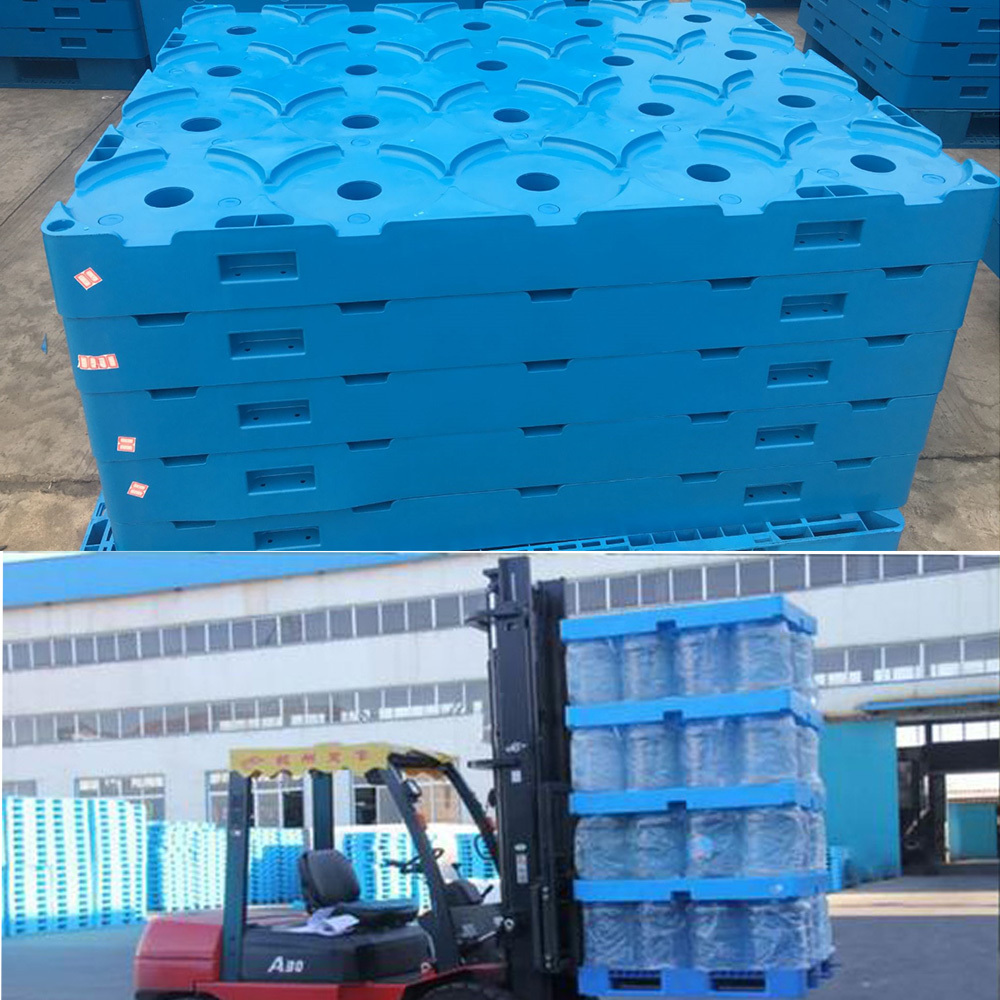 EU Professional Certification Good Quality Composite   forklift trolley 5 gallon bottle plastic bucket pallet