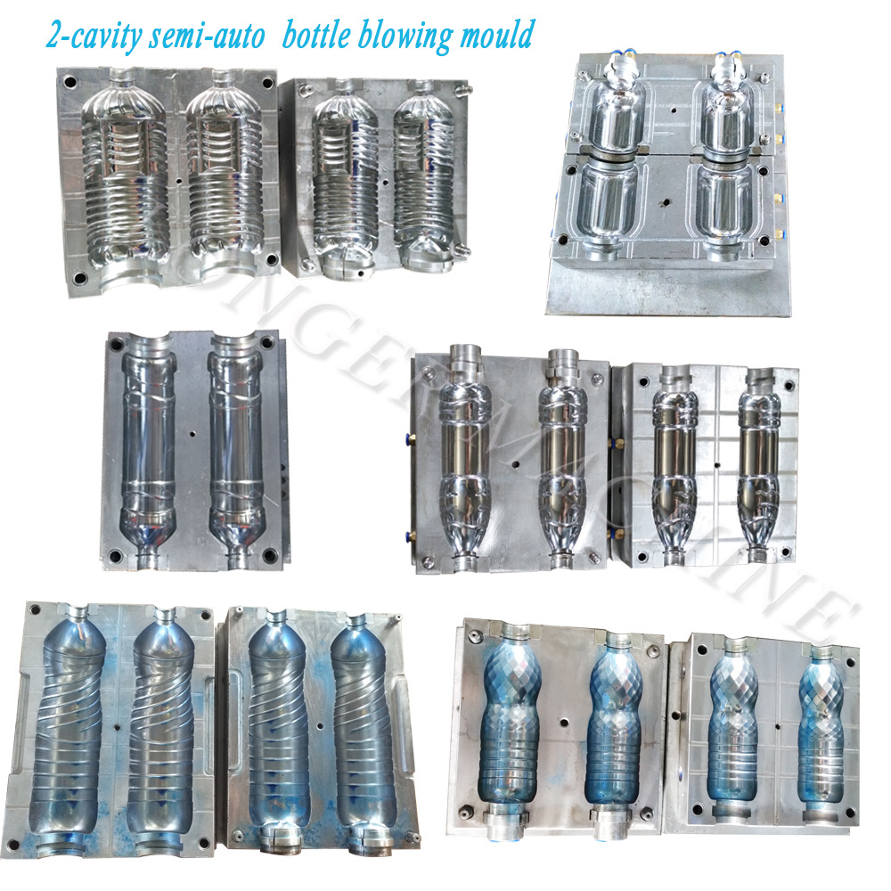 Water bottle blow mold,custom made drink bottle mould,free design 2-cavity mold.