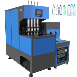 semi automatic 4-cavity pet bottle blow moulding machine price.