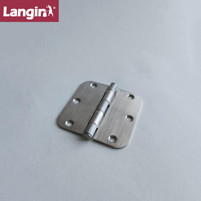 Langin 3.5''*3.5''  stainless steel door hinge  round corner hinge