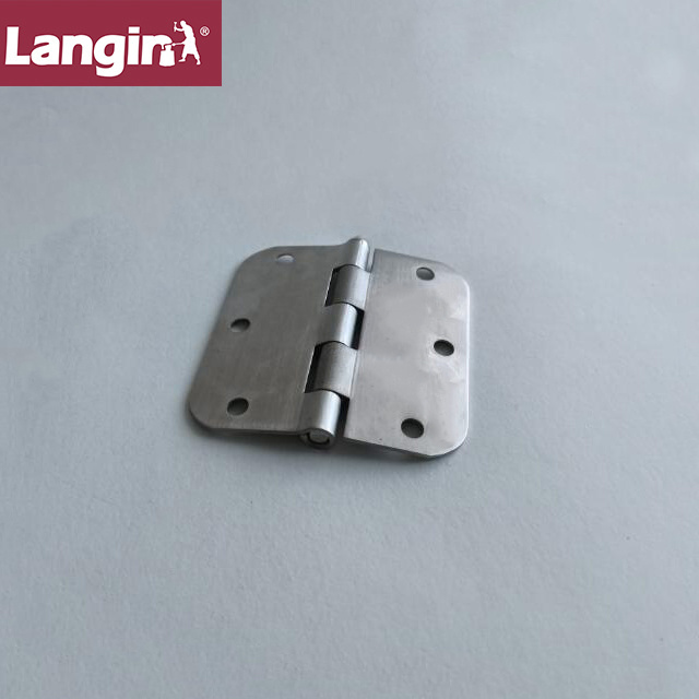 Langin 3.5''*3.5''  stainless steel door hinge  round corner hinge