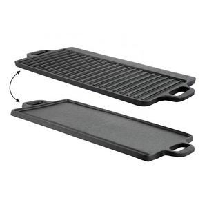 Camping Cast Iron Griddle/BBQ Plate outdoor cookware