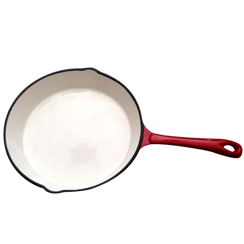 Houseware Cast Iron Skillet Frying Pan Set Enamelware