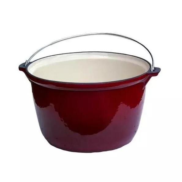 High Quality Enamel cast iron camping cookware cauldrons pot