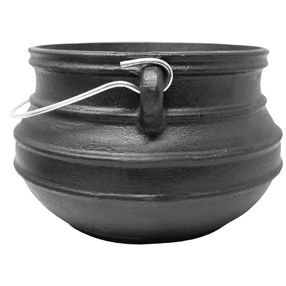 2# cast iron Africa pot, cast iron potjie pot flat bottom, cast iron cauldron