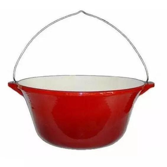 High Quality Enamel cast iron camping cookware cauldrons pot