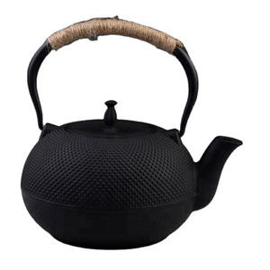 2018 Simple Chinese Cast Iron antique Teapot Black 600ml