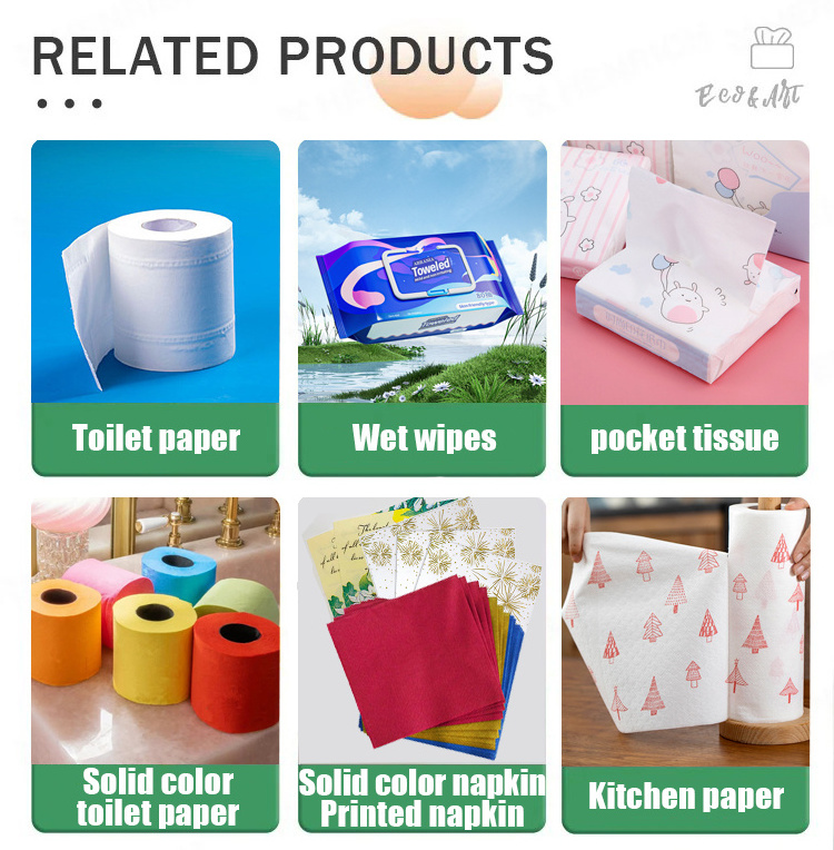 Eco Friendly Bathroom Embossed Roll Printed Tissue Color Red Black Toilet Paper Wholesale Toilet Tissue