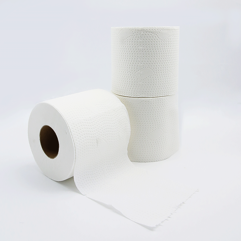 In Stock Rolls Virgin Wood Pulp White Butterfly Printed  2 Ply Toilet Paper 24 48 96 Rolls