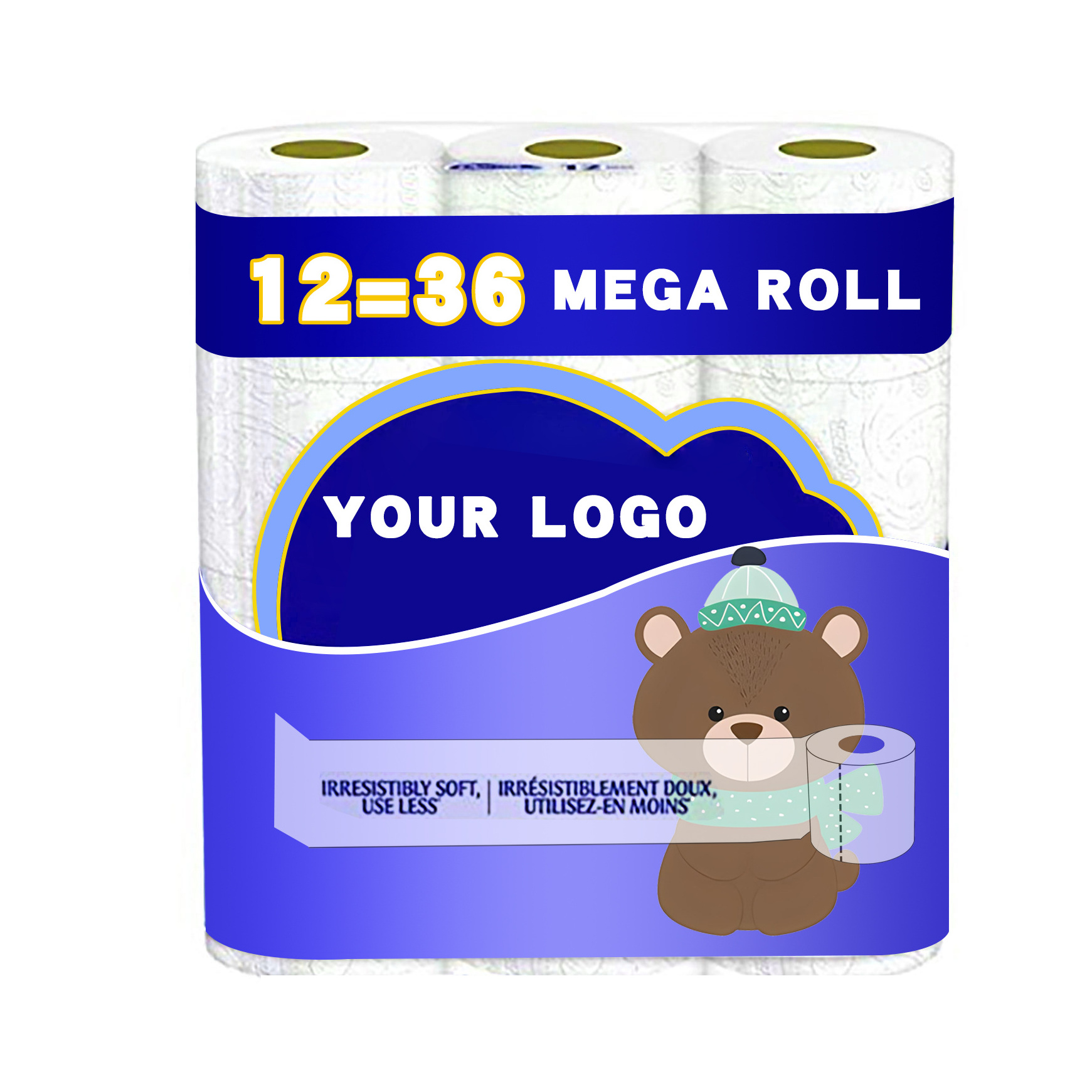 Wholesale Bulk Cheap Toilet Paper Tissue Manufacturer Sells Customised Toilet Paper