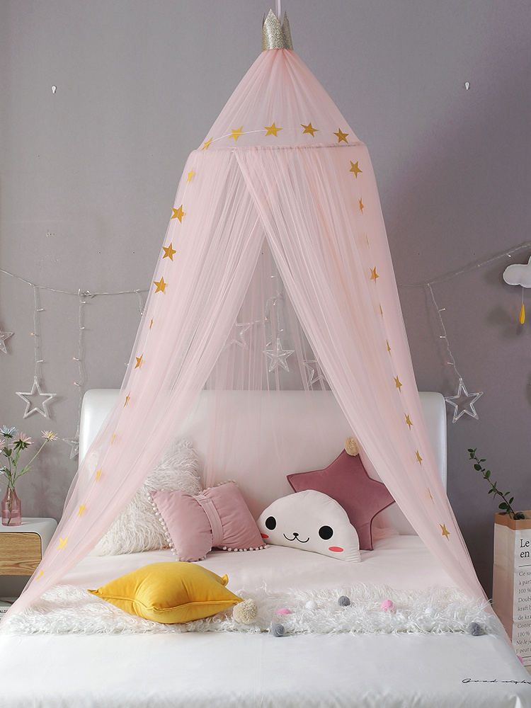 Free OEM Service Cotton Mosquito Net Bed Canopy Princess  Folding Mosquito Net For Bed