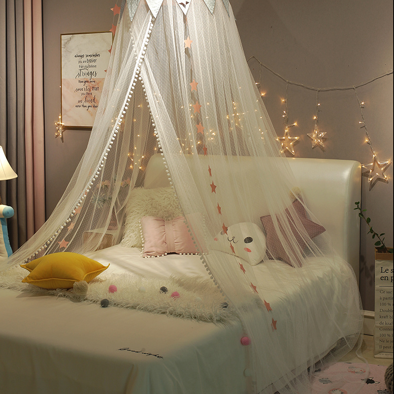 Personalized Kids Circular Mosquito Nets Nontoxic Bed Mosquito Net Door Curtain