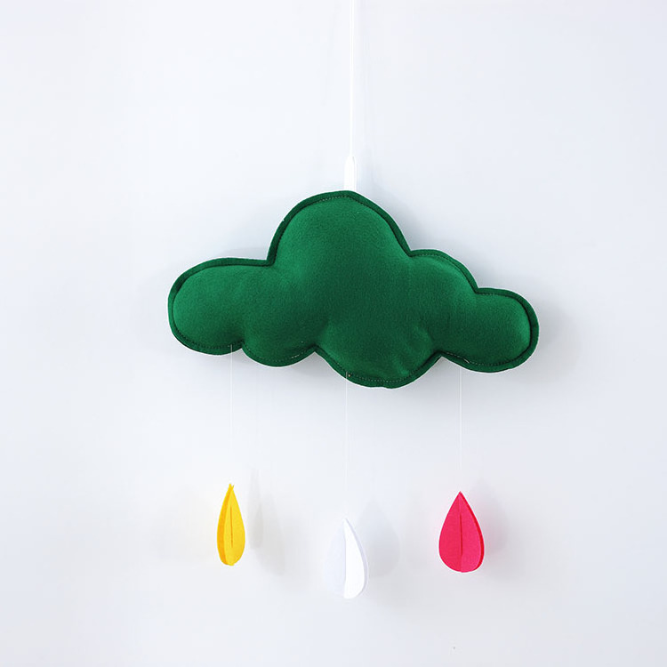 Low Price Cloud Decoration Non-Toxic Room Decor Felt Cloud for Girls