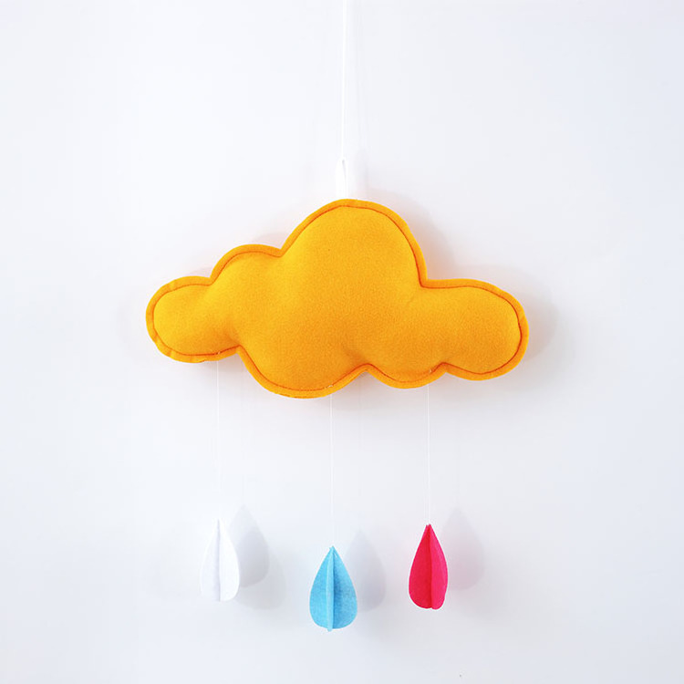 Low Price Cloud Decoration Non-Toxic Room Decor Felt Cloud for Girls