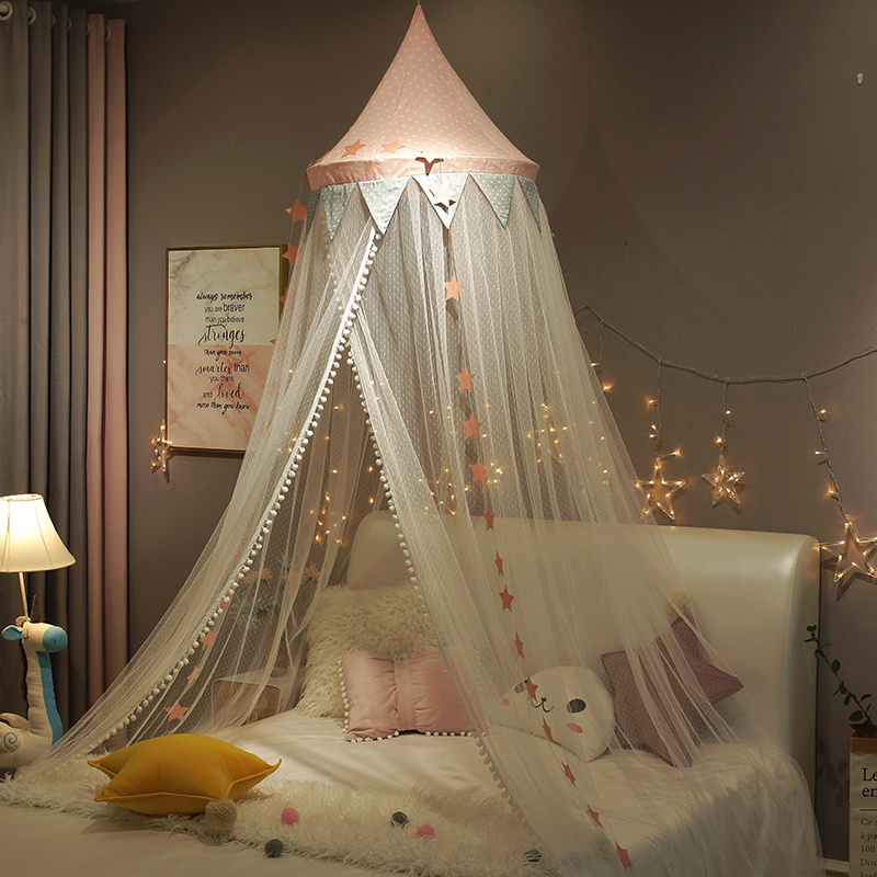 Personalized Kids Circular Mosquito Nets Nontoxic Bed Mosquito Net Door Curtain