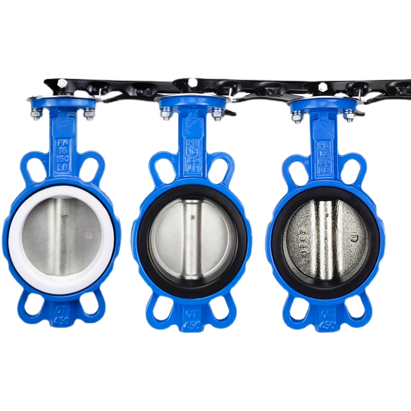 Wafer Butterfly Valves With Manual Butterfly Valve Products  flanged ends gate for water handle butterfly valve