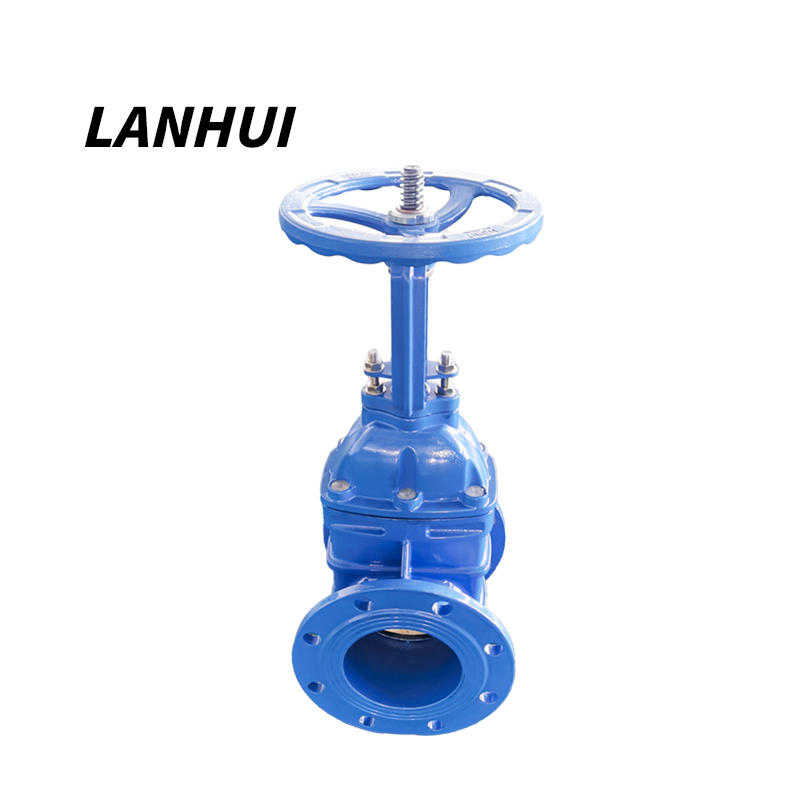 LANHUI rising gate valve flanged gate valve resilient metal seat gate valve