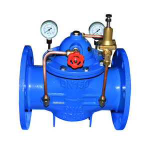 High Quality Ductile iron cast Iron 200x pilot operated pressure reducing valve hydraulic control valve