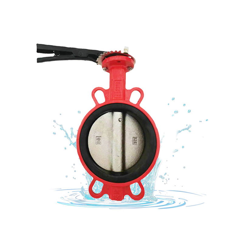 Wafer Butterfly Valves With Manual Butterfly Valve Products  flanged ends gate for water handle butterfly valve