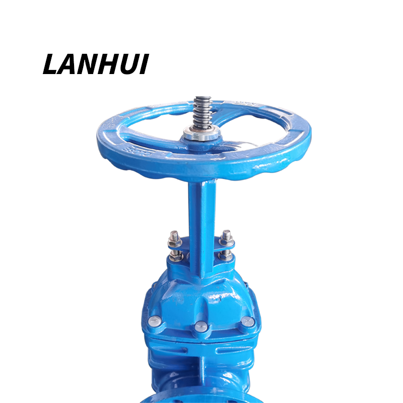 LANHUI rising gate valve flanged gate valve resilient metal seat gate valve