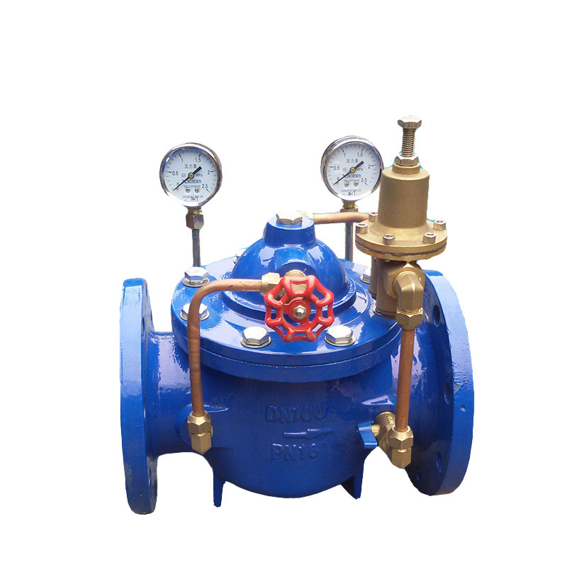 High Quality Ductile iron cast Iron 200x pilot operated pressure reducing valve hydraulic control valve