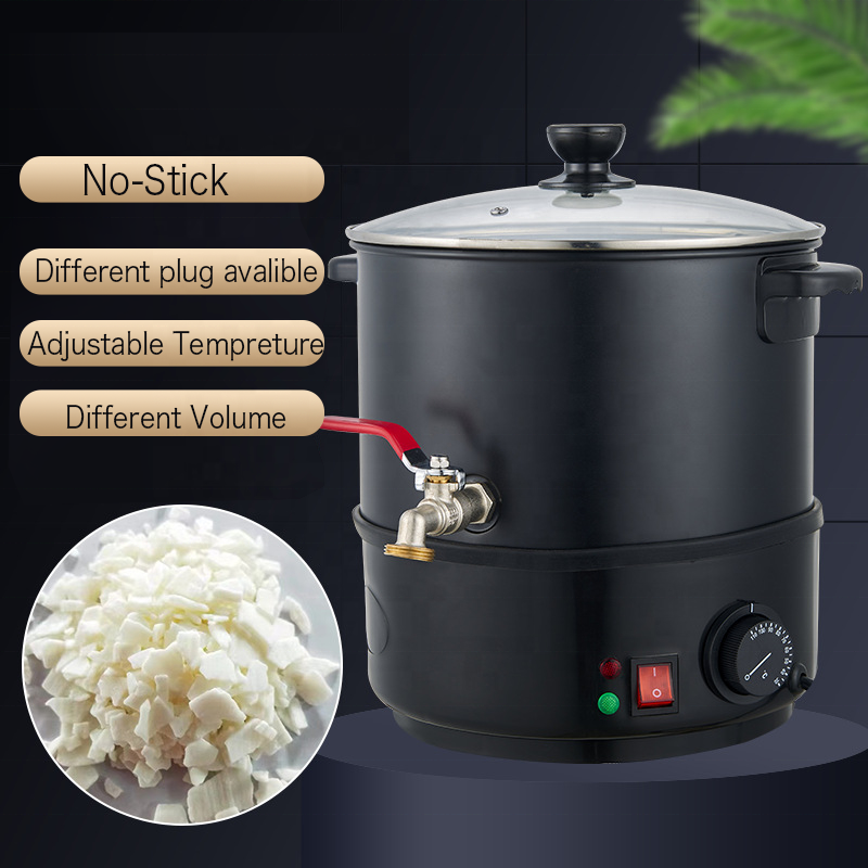 Non-Stick stainless steel Candle Melting machine wholesale Hot Selling Electric Melter Wax Pot For Candle Making